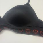 Victoria's Secret Victoria Secret PINK Wear Everywhere Wireless Push Bra 32DD Red Rhinestone Heart Photo 10