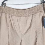 Democracy Light Brown High-Rise Linen Pull-On Shorts NWT Size 3X Photo 1