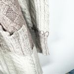 Chico's CHICO’S Wool Angora Rabbit Hair Cashmere Blend Faux Fur Collar Long Cardigan Photo 12