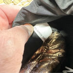 The North Face Women’s Nuptse Mule Slippers 75% Goose Down Gold Black Size 6 Photo 13