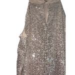Calvin Klein Sequin Dress Halter Neck Sleeveless Party Sparkle Size S Photo 4