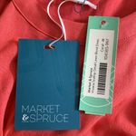 Market & Spruce NEW Halter Dress Linen Coral Linen Cotton Women's Size Medium Photo 10