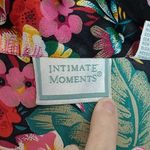 VINTAGE INTIMATE MOMENTS 90S SATIN FLORAL LONG LINE MODEST BUTTON SLEEP SHIRT Pink Size undefined Photo 10