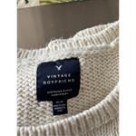 American Eagle  Vintage boyfriend crewneck metallic knit sweater size medium Photo 1