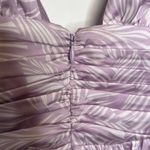 Lovers + Friends  Venice Mini‎ Dress in Lilac Floral Palm - Small Photo 7