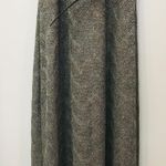 Sharagano NWT   NOIR maxi dress black Belted sz 4. Photo 3