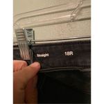 Sonoma  Black Straight Jeans Size 18R Photo 4