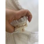 Hem & Thread  white Babydoll Square Neck long puff sleeve Mini Dress M Romantic Photo 7