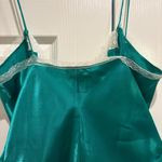Victoria's Secret Emerald Green Satin Teddy Photo 5