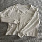 Gilly Hicks Waffle Long Sleeve Top Photo 0
