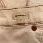 Madewell  Jeans Slim Demi-Boot size 30 cream color  Photo 3