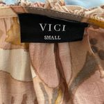 VICI Tomar Floral Peasant Top Terracotta Mocha Ivory S Photo 6