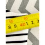 Bold Elements Black & White Striped Sleeveless Sheath Dress M Photo 1