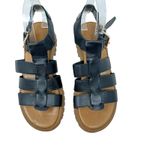 275 Central Isaiah Sandals Fisherman Chunky Leather Black Size 40 US 10 Photo 2