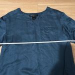 Marc by Marc Jacobs  blue silk and linen blouse size medium Photo 2