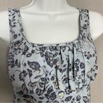 Rampage Vintage 90s‎ Maxi Dress  Floral Milkmaid Bodice Blue Sleeveless Juniors Photo 10