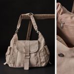 We The Free  Leigh distressed leather hobo bag Pearl $200 crossbody fall casual Photo 2