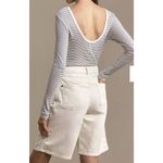 Lee VTG Bermuda Denim White Jean Shorts Relaxed Fit 10 Photo 1