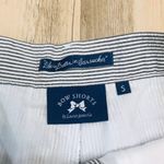 Lauren James  Seersucker distressed blue shorts size small Photo 6