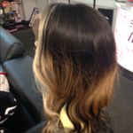 100% #Human #hair Wig Silky Ombré REAL HAIR WIG Photo 1