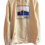 Vans Unisex Pullover Hoodie Yellow M Long Sleeve with Logo Photo 0