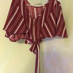 Charlotte Russe Winged Crop Top Photo 0