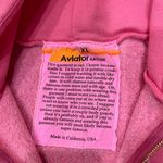 Aviator Nation  Hot Pink 4 Bolt Zip Hoodie XL EUC Photo 5