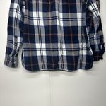 Woolrich Women’s XL Flannel Shirt Plaid Button Up Wool Blend Long Sleeve Casual Top Photo 7