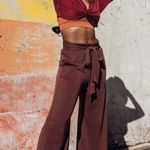 Fabletics | Liv Twist Front Cropped Hoodie Wine Photo 0