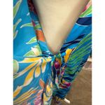 Natori  Kimono Robe Womens Size XL Floral Tropical Boho Cottagecore *missing belt Photo 4