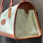 Coldwater Canyon Chic Cream and Tan Genuine Leather Satchel Photo 2