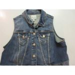 Torrid denim vest button front size 1 Photo 2