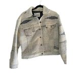 Levi's  Made & Crafted Aztec Woven Fringe Trucker Jacket Size 0 Photo 2