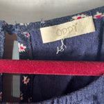 ODDY FROM‎ A BOUTIQUE NWOT 1X DRESS NAVY WITH EMBROIDERED FLOWERS Photo 2