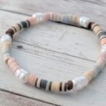 Stretch Bracelet Neutral Tones Photo 0