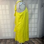 Inc international  Concepts High Neck yellow silk Dress Size 6 Photo 5