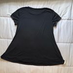 Black Mini Dress With Lace Trim Size Large Photo 1