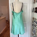 Y2k vintage babydoll satin slip dress Green Size L Photo 9