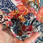 Peck & Peck  Sheer Boho Paisley Festival Beachy Colorful Women's Top Plus Photo 2