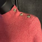 Loft  Dress Womens Large Orange Cowl Neck Sweater Dress Long Sleeve Knee Length M Photo 3