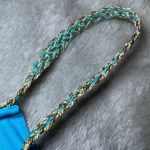 Indigo Soul Peacock Feather Print Maxi Dress Womens 2XL Blue Gold Braided Strap Size undefined Photo 6