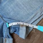 Old Navy high rise exposed button fly denim jean shorts women’s size 16 Photo 11