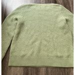 Vintage LL Bean Women’s Size M Knitted Mint Green Sweatshirt Crew Neck Sweater Size M Photo 7