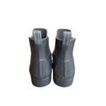 Hunter  Womens Chelsea Refind Rainboots Gray Gloss Slim Fit Rubber Sz 6 Photo 3