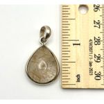 Golden Rutilated Quartz Sterling Silver Pendant‎ Photo 4