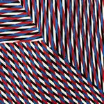 1. State  Red White Blue Geometric Patchwork Retro  Print Pencil Skirt Photo 1