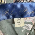 Blue Rain  olive green floral boho cropped jumpsuit with pockets size medium Photo 5