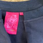 Queen of Sparkles Navy American Burger Fourth of July Sweatshirt XXL NWOT Blue Photo 3