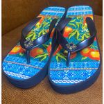 Brighton Medina Platform Wedge flip Flop sandals BRAND NEW
size 8 Photo 2