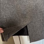 Sag Harbor Wool Blend Lined Charcoal Midi Skirt Size 12 Gray Photo 2